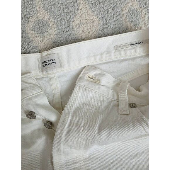 Citizen of humanity Annabelle White Shorts Size 28 - Picture 6 of 9